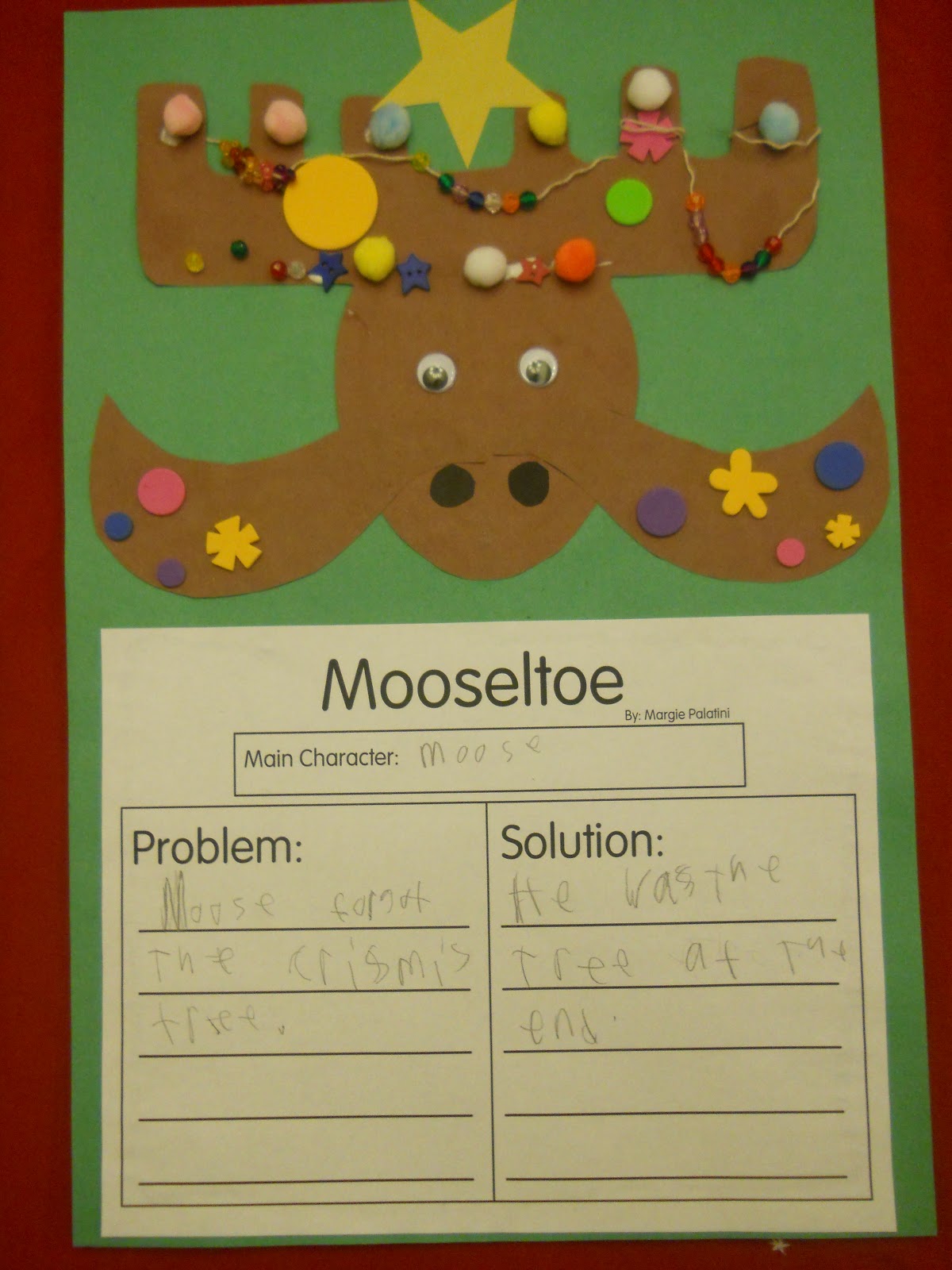 Mrs. T's First Grade Class: Mooseltoe