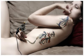 Phoenix Tattoo Design on Girls Sidebody