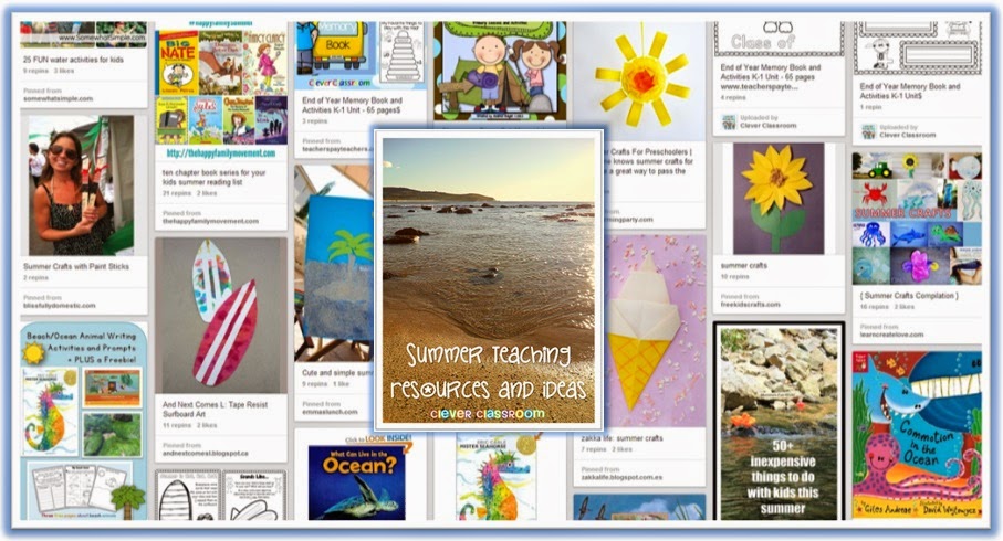 Summer Themed resources and Idea Pinterest board