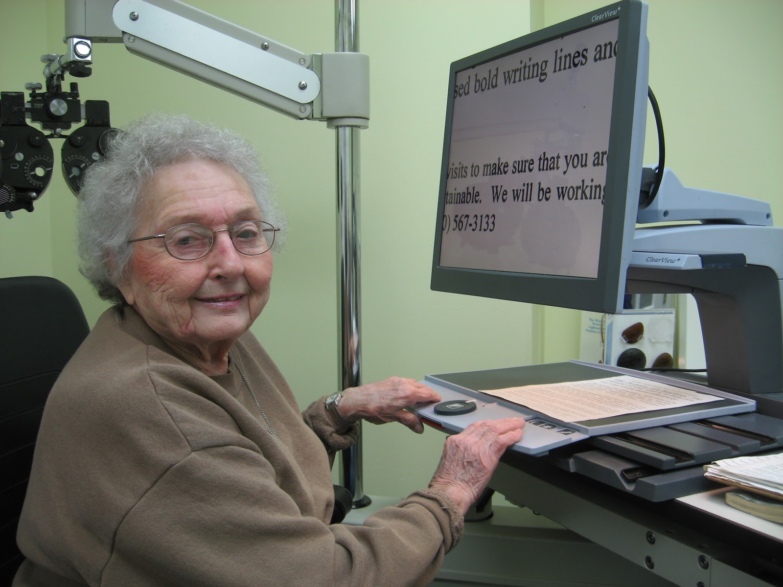 Low Vision Eyeglasses Electronic Video CCTV