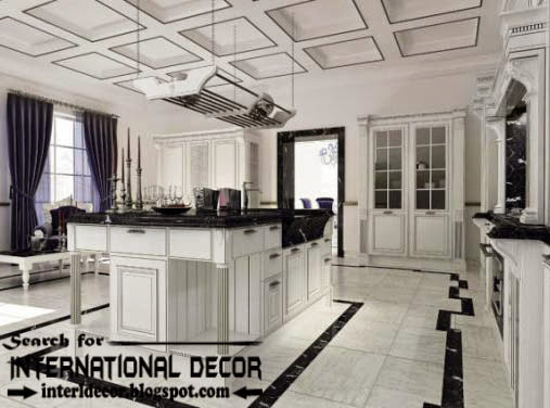 modern kitchen ceiling designs ideas lights, coffered ceiling for kitchen