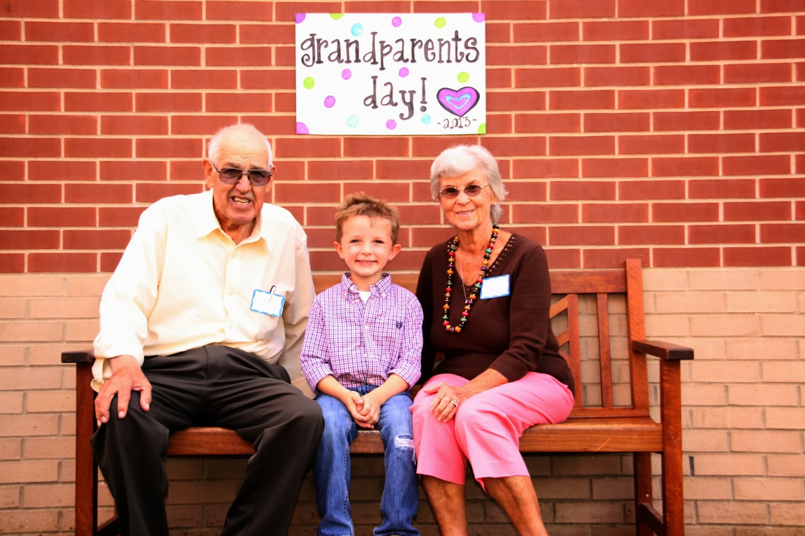 Mrs. Kindergarten Class Grandparents Day Photo Booth