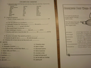 World Adventures: 2nd Grade Christopher Columbus lesson