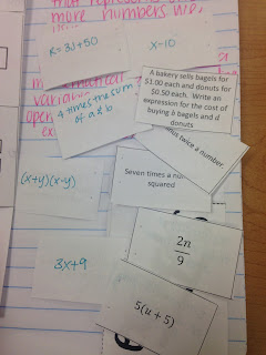 Fun With Algebra: Unit 1, Lesson 1 Translating Expressions Algebra 1