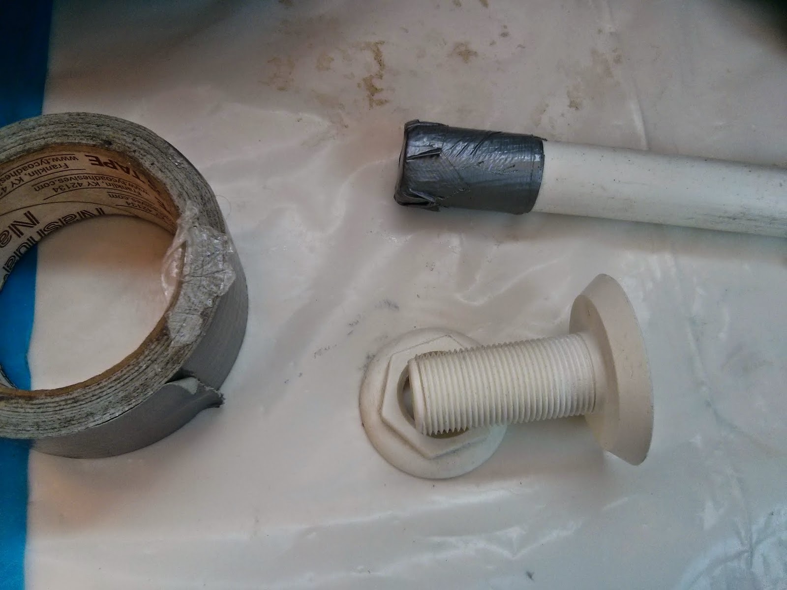 SV Pilgrim Installing Seacock Pad for Flush Mounted ThruHull