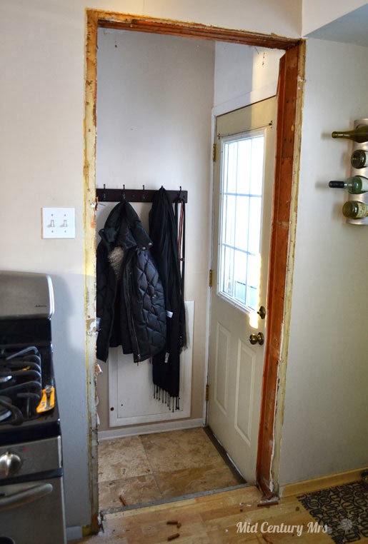 Mid Century Mrs Missing Door.