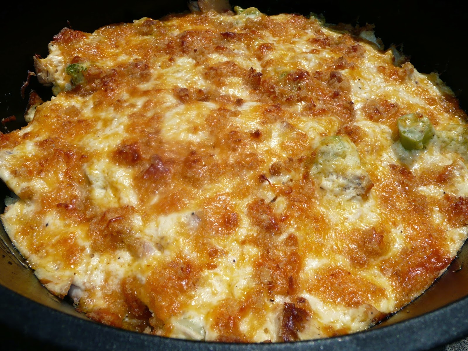Everyday Dutch Oven Cheesy Chicken Casserole