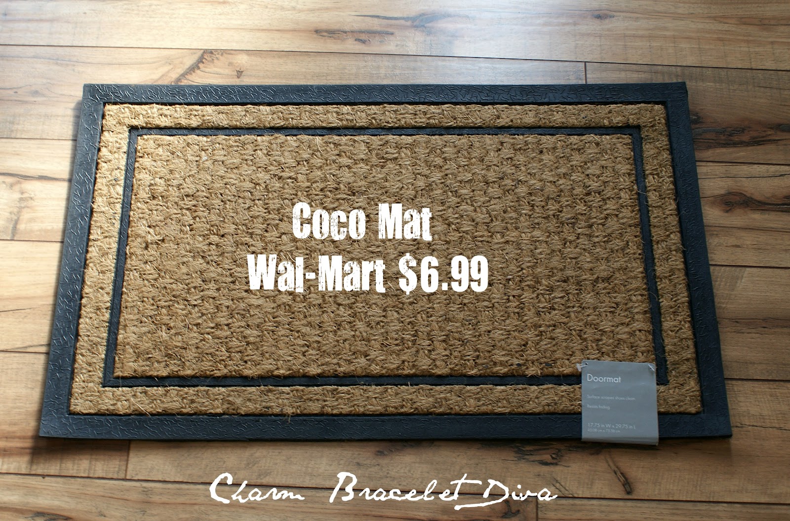 Our Hopeful Home DIY Monogrammed Coco Door Mats