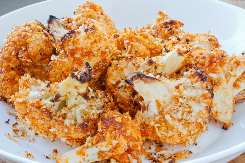 SPICE ISLAND VEGAN Smokey Roasted Buffalo Cauliflower