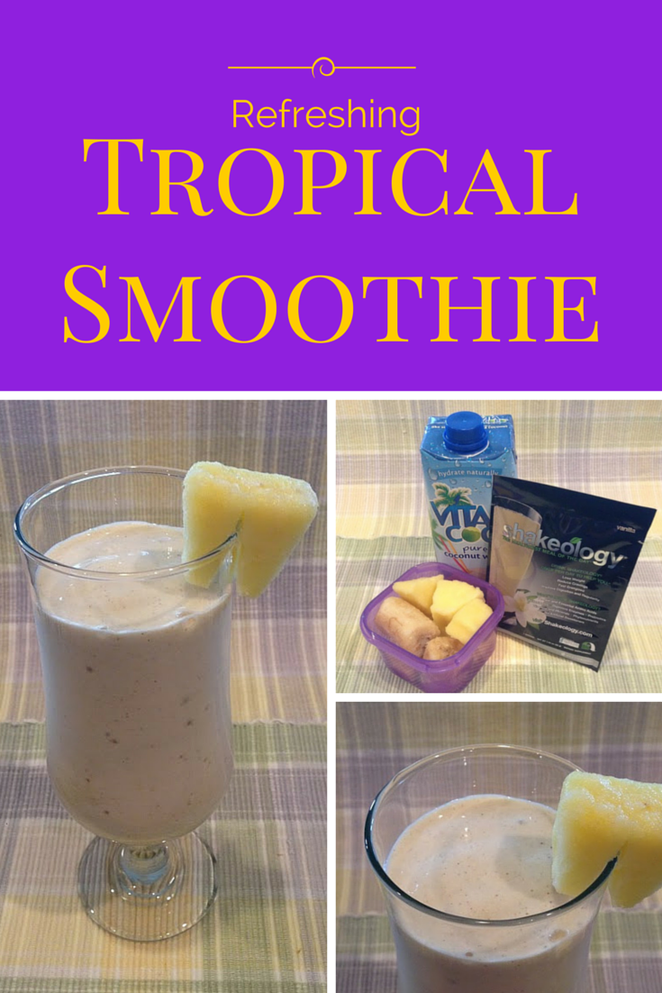 That's what's for dinner... Tropical Smoothie