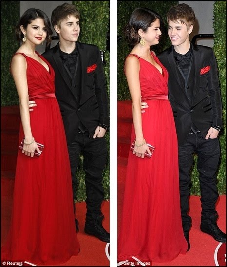 selena gomez and justin bieber red carpet. Selena Gomez and Justin