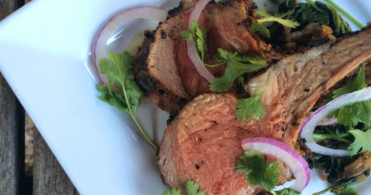 Tate's Kitchen mint & cumin spiced lamb chops