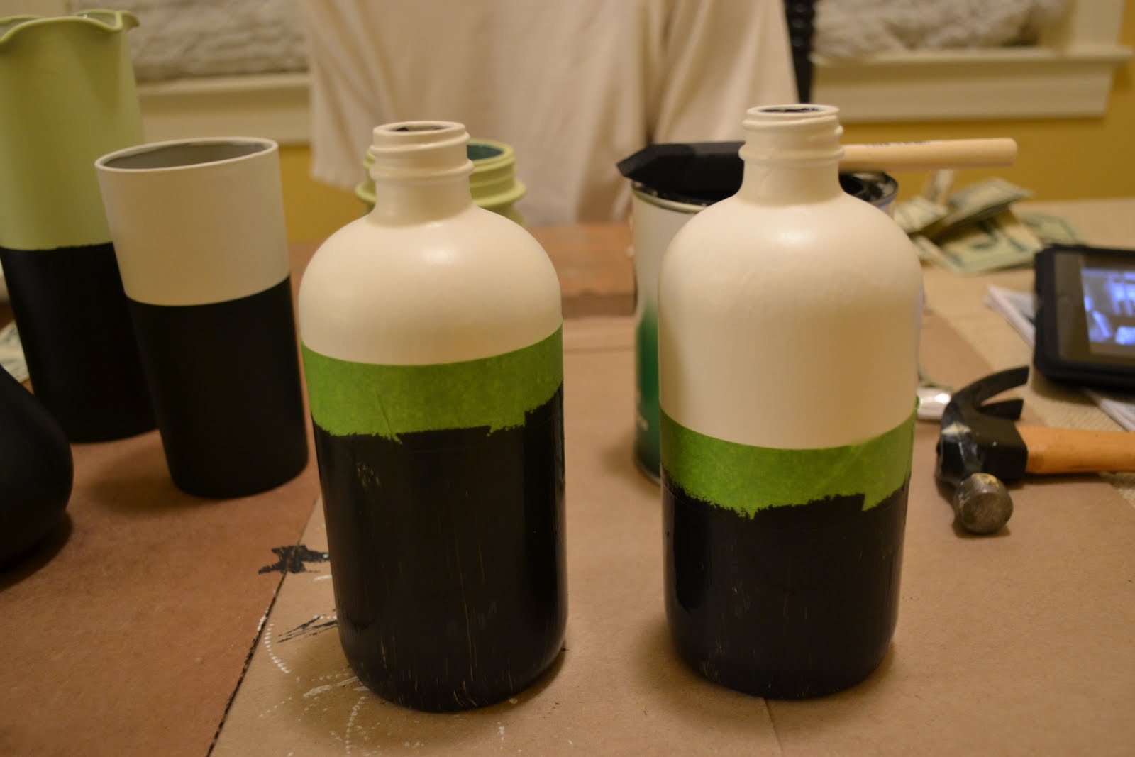 a home in the making {create} chalkboard vase