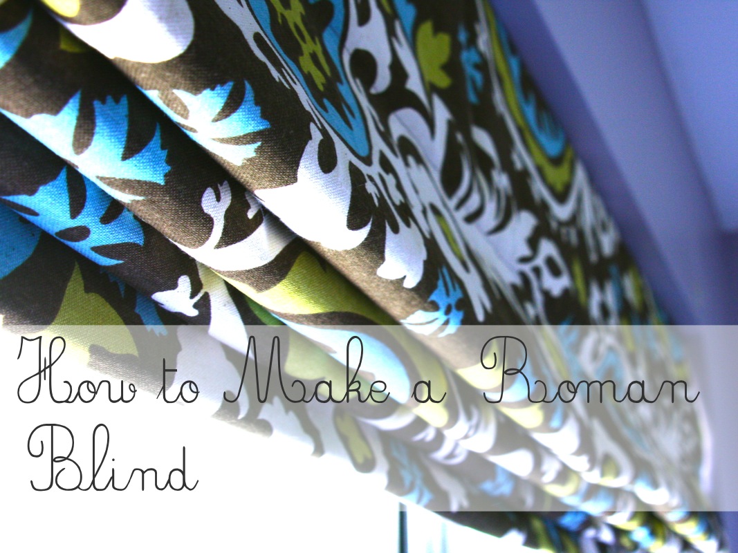 hodgepodge Howto Sew a Roman Blind
