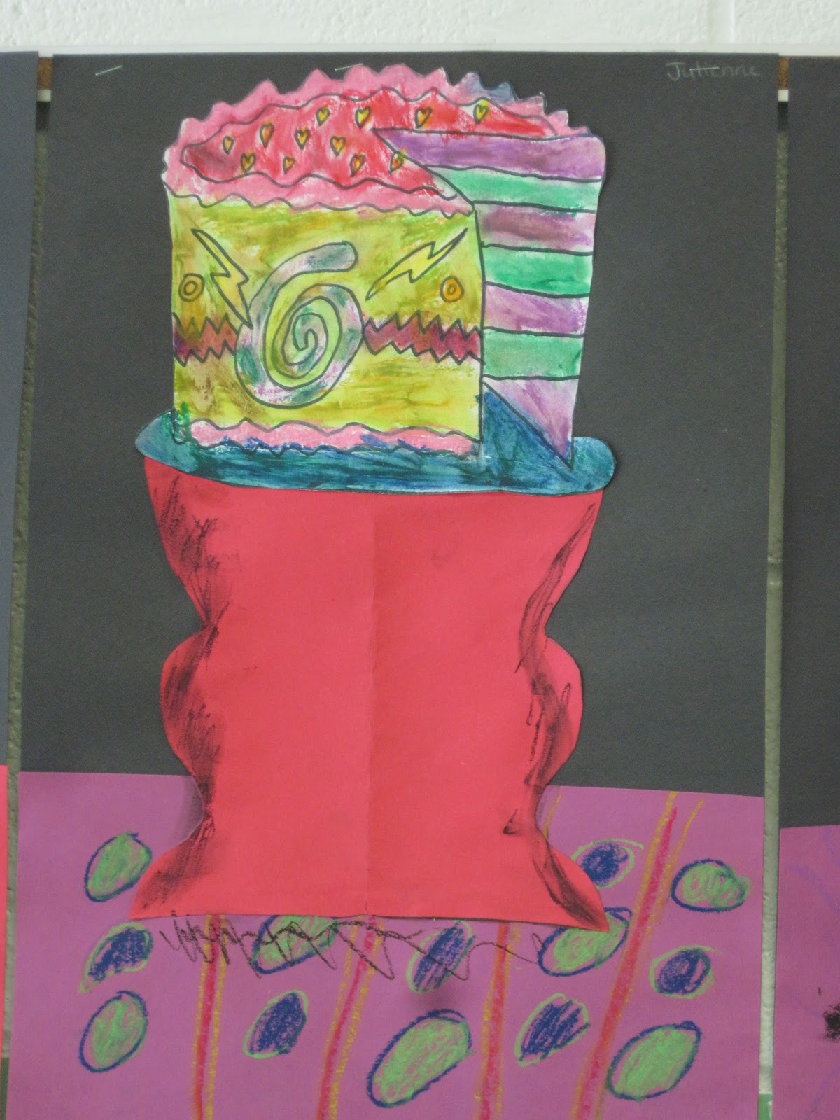 Lines, Dots, and Doodles Cakes, 2nd Grade