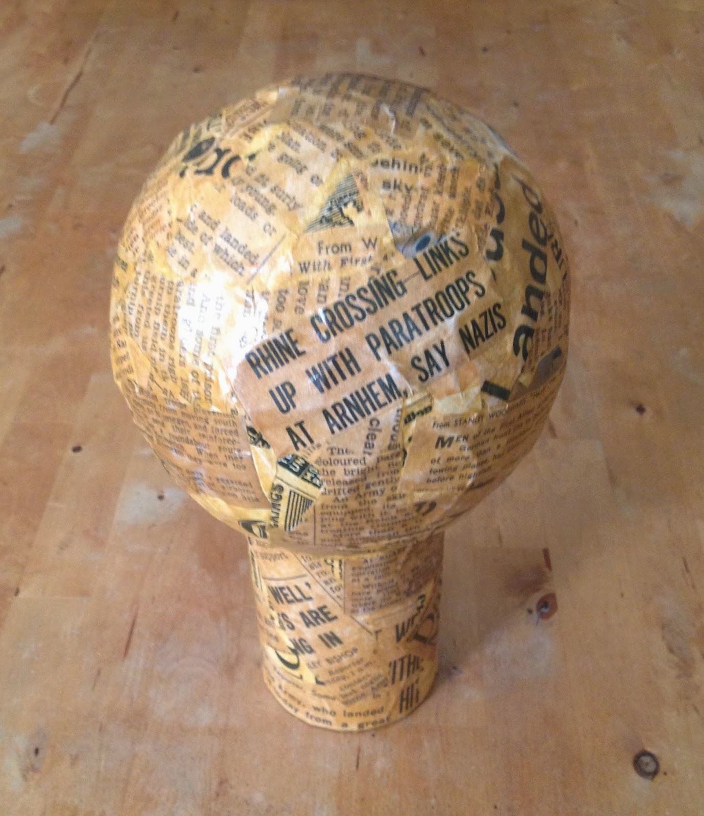 Chalk Living History the Glider Pilot Regiment Papier Maché Hat Displays