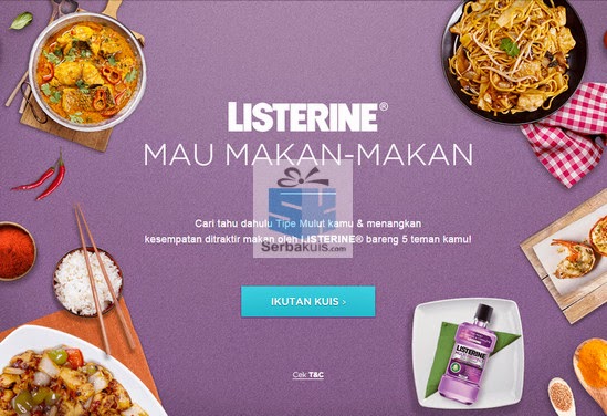 Listerine Mau Makan Makan