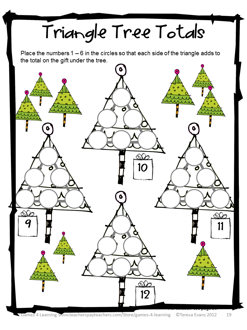 Fun Games 4 Learning: Christmas Math Games