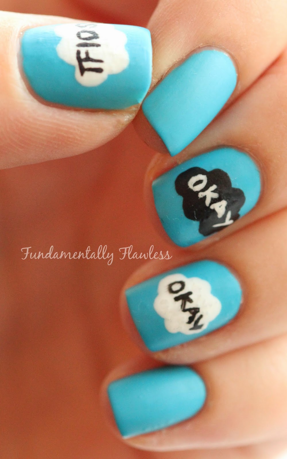 The Fault in Our Stars Nail Art