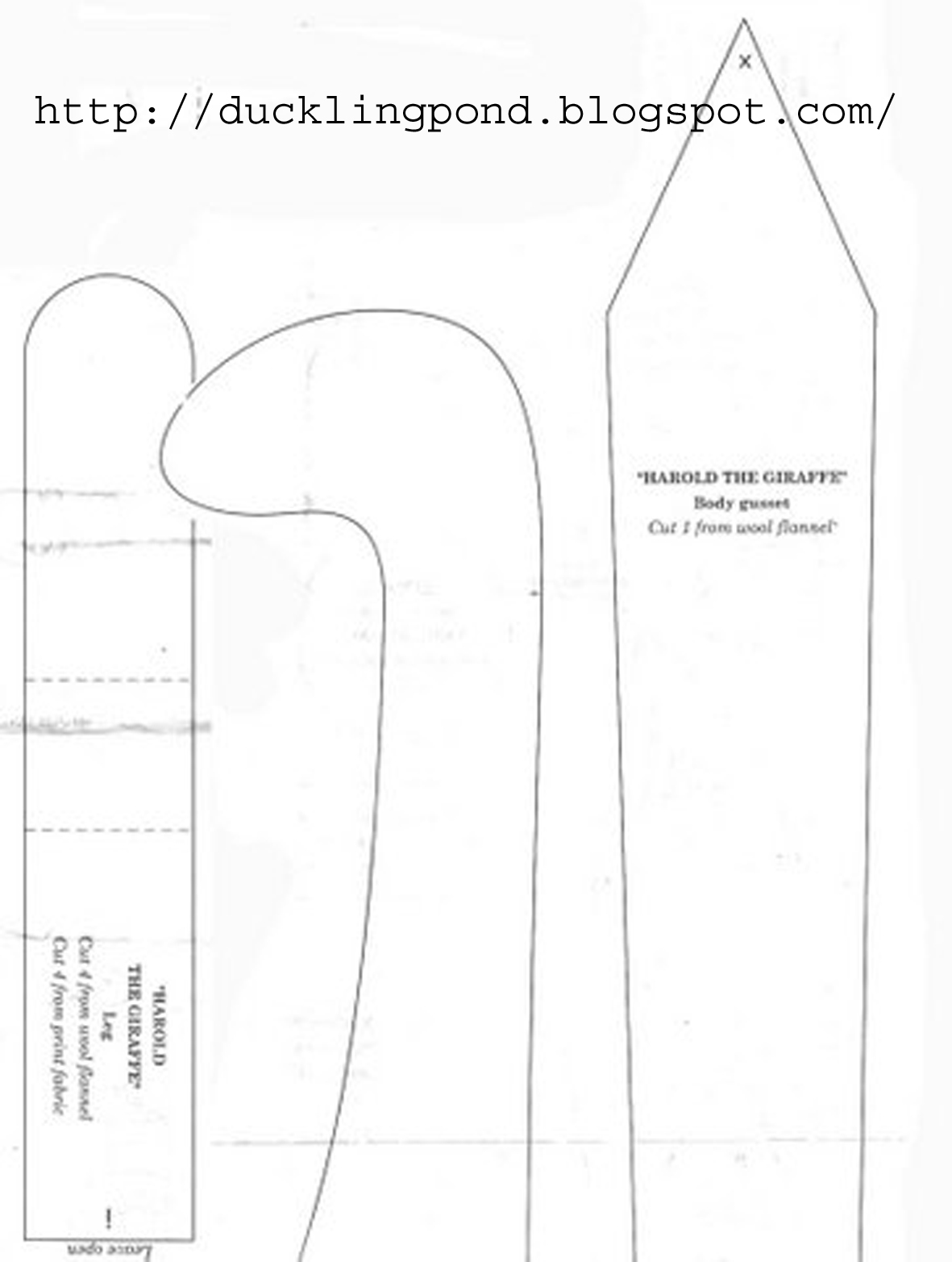 Ducklingpond: Harold The Giraffe