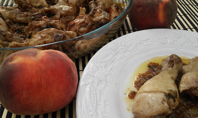 Pollo En Salsa De Melocotones Amarillos