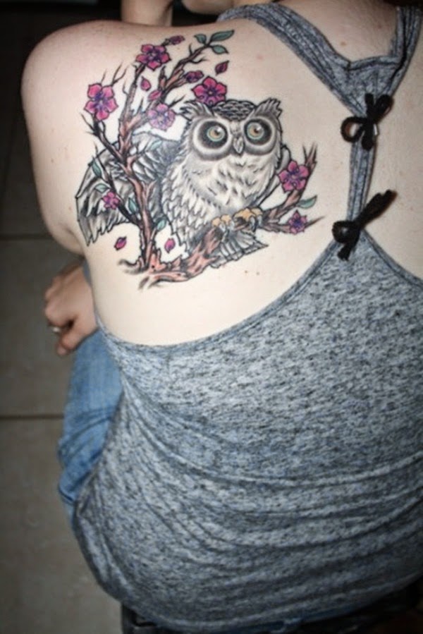 Owl Tattoo for Women on Shoulder Owl Tattoo for Women on Shoulder