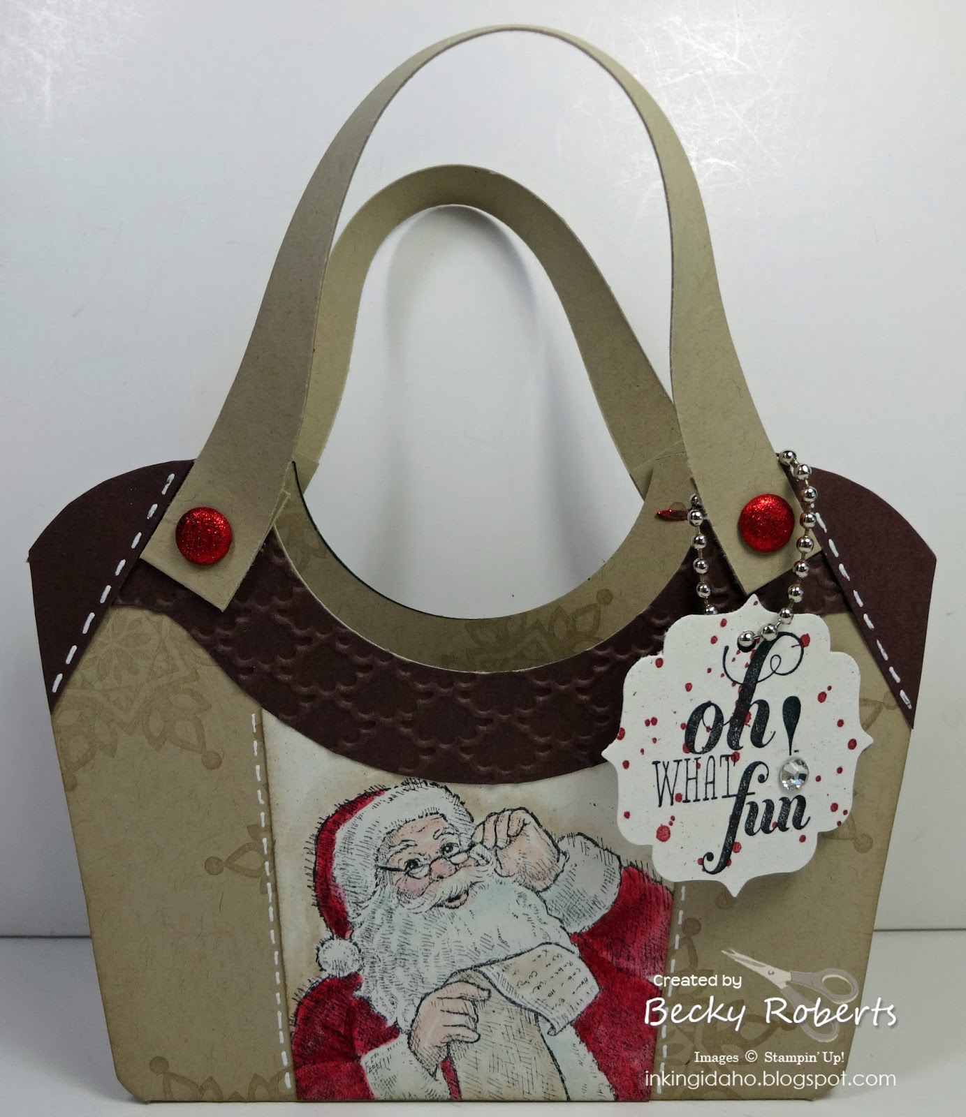 Inking Idaho FREE Holiday Handbag Tutorial for December Orders
