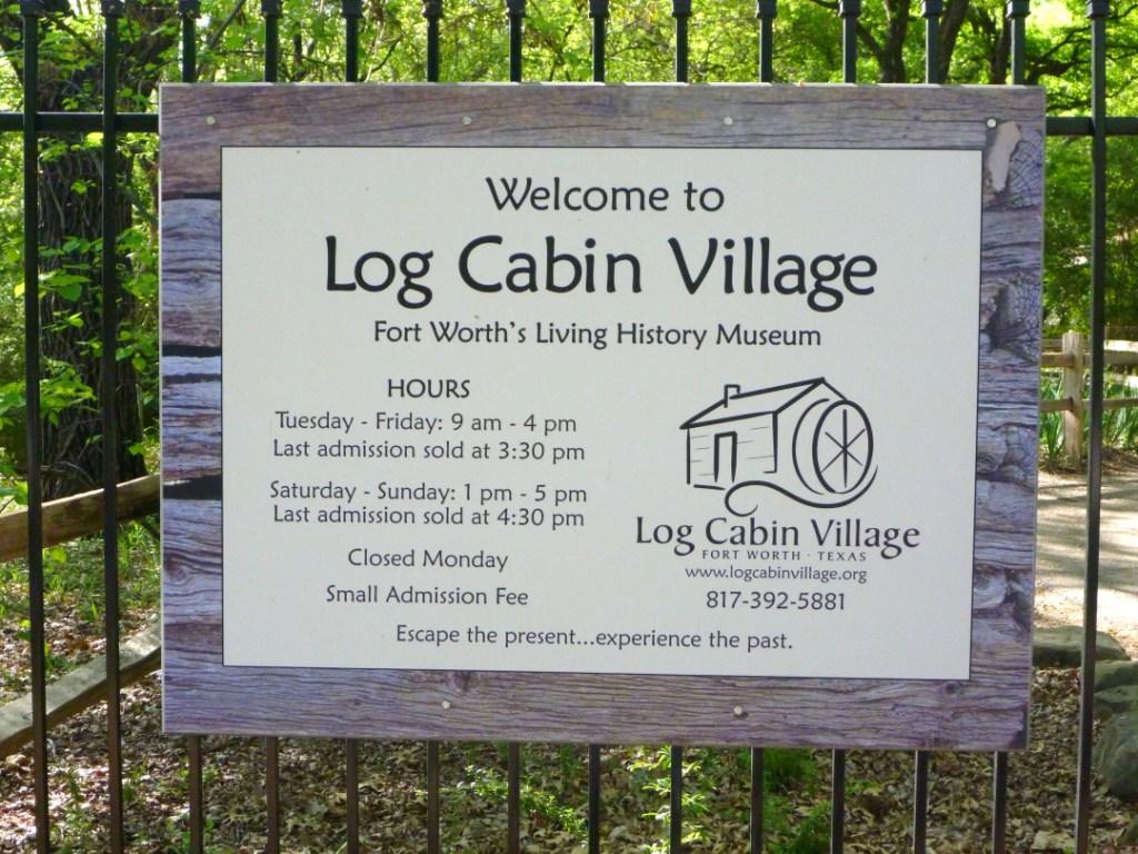 Savor The Days Log Cabin Village In Fort Worth