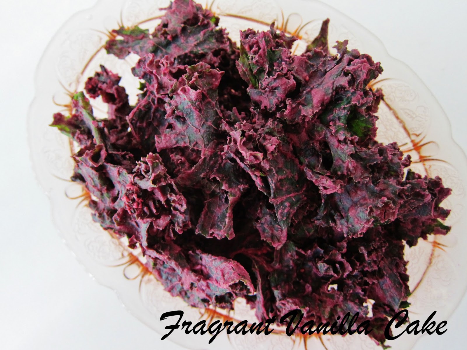 Raw Blackberry Lime Kale Chips Fragrant Vanilla Cake