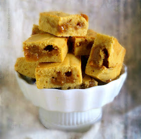dulce de leche blondies