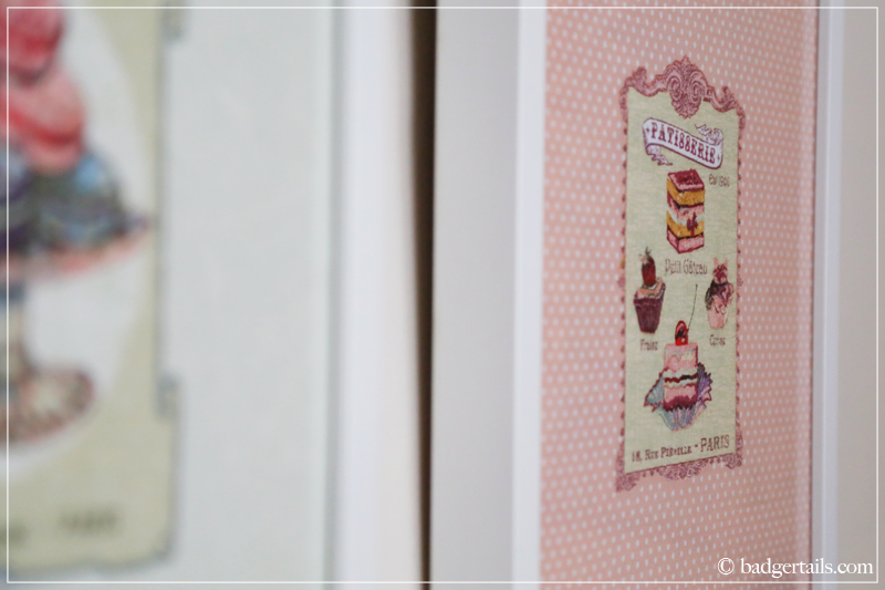 How To Frame a Tea Towel Badgertails Blog