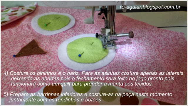 jogo-americano em patchwork de coruja com PAP (DIY)