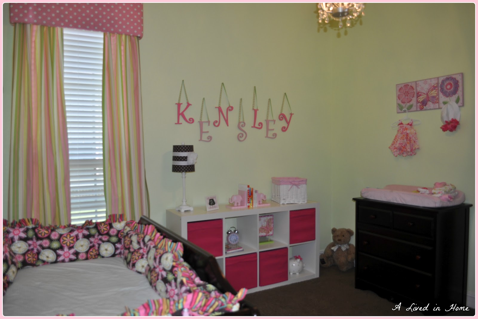 A Lived in Home Lime and Pink Nursery
