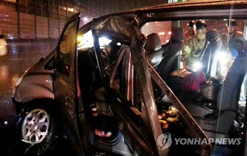ShowbizAsiaUpdates: Ladies Code's van overspeed before the accident