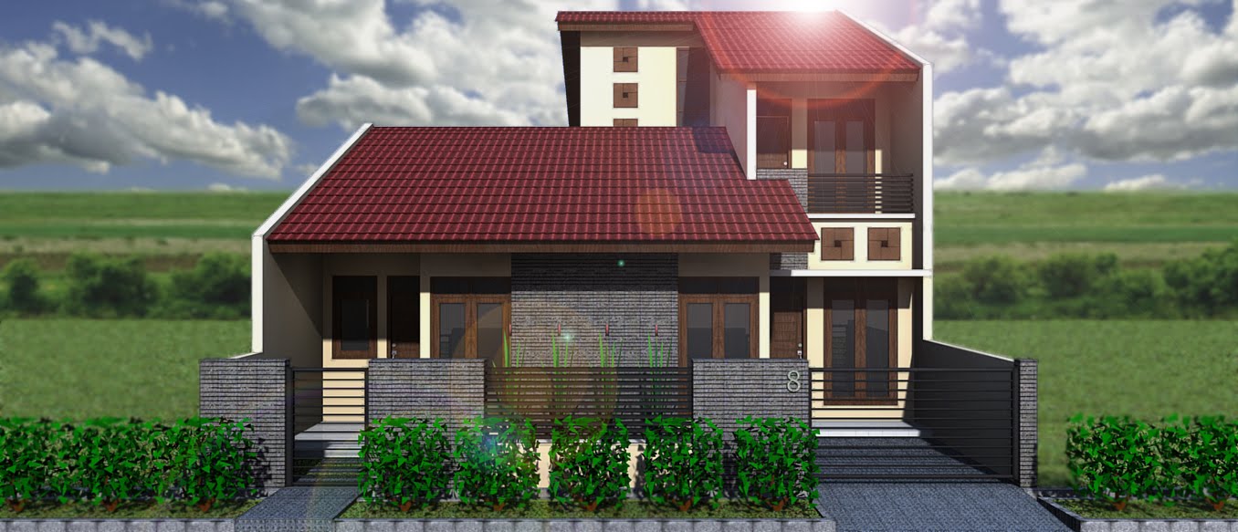 101 Denah Rumah Minimalis Kontemporer Gambar Desain Rumah Minimalis