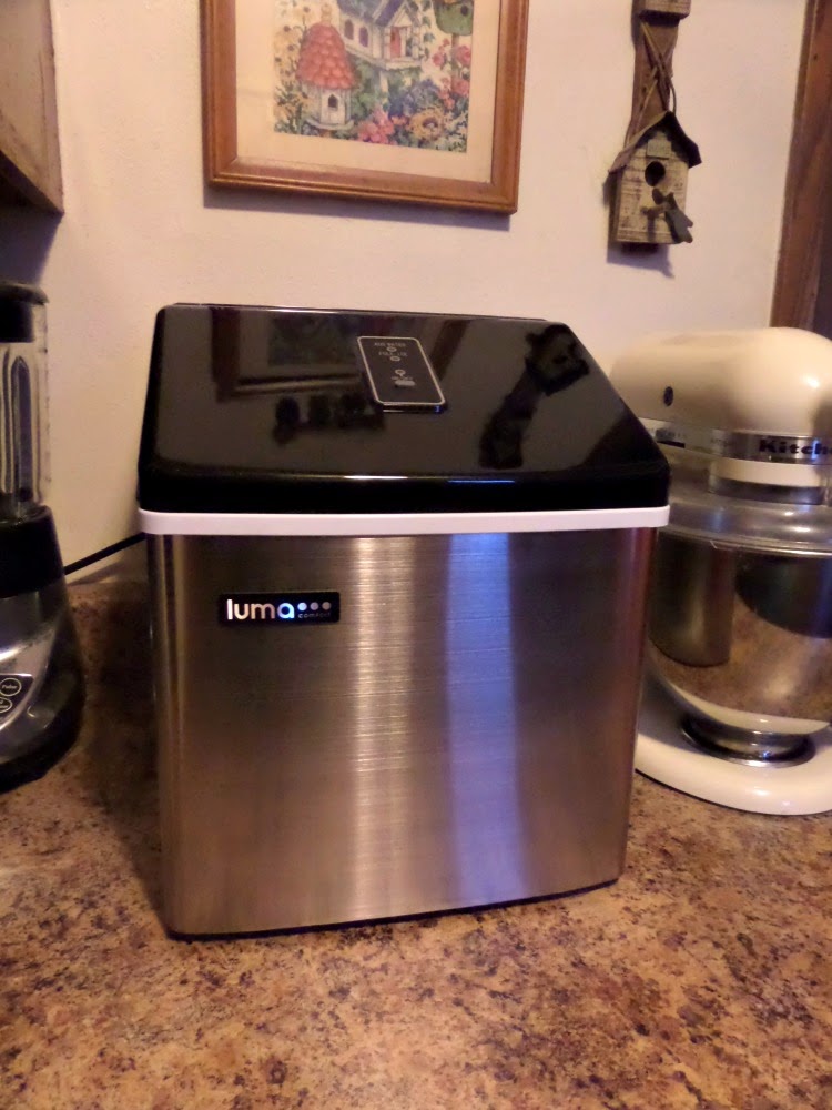 Run Out of Ice Again ? Luma Comfort IM200SS Portable Clear Ice Maker ...