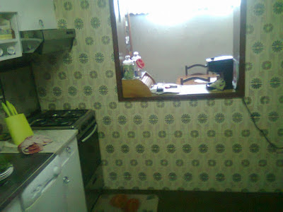 Aspeto da cozinha antes da remodelação