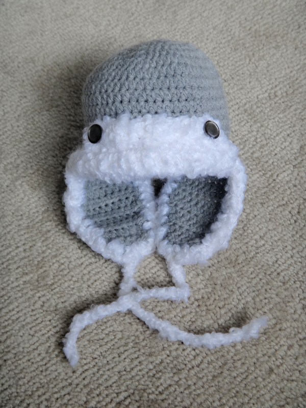 Grandma Swills' Handcrafted Knits Russian Ushanka Crochet Baby Hat