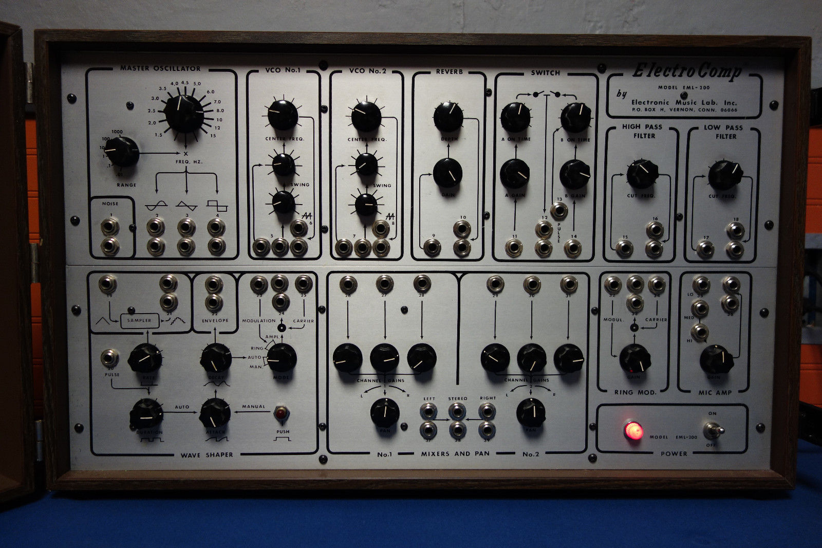 MATRIXSYNTH EML200 Vintage Analog Modular Synthesizer