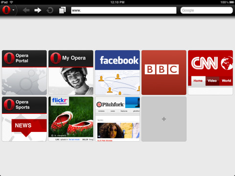 iPad users Get Opera Mini Web Browser