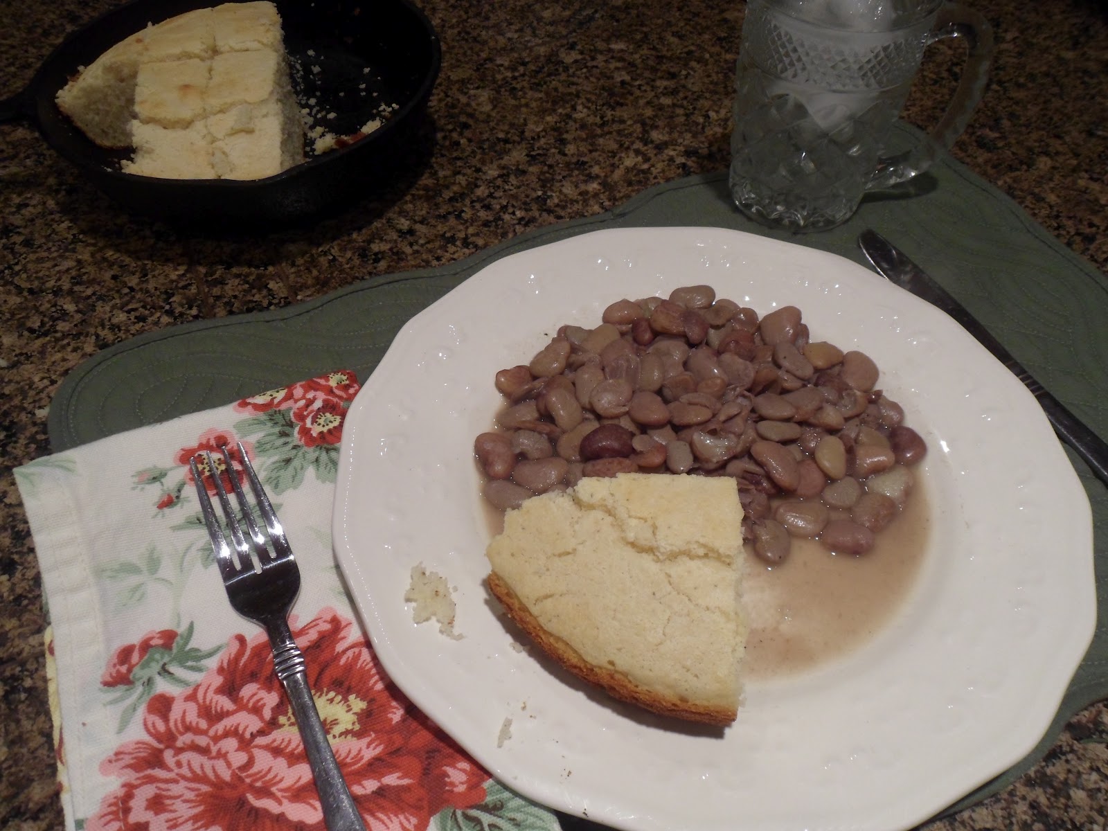 A Walk in the Countryside Butter Beans and Cornbread For the Recipe Box