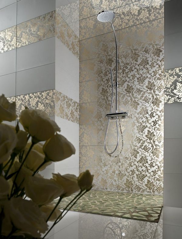 elegant glossy glass tiles for kitchen and bathroom
