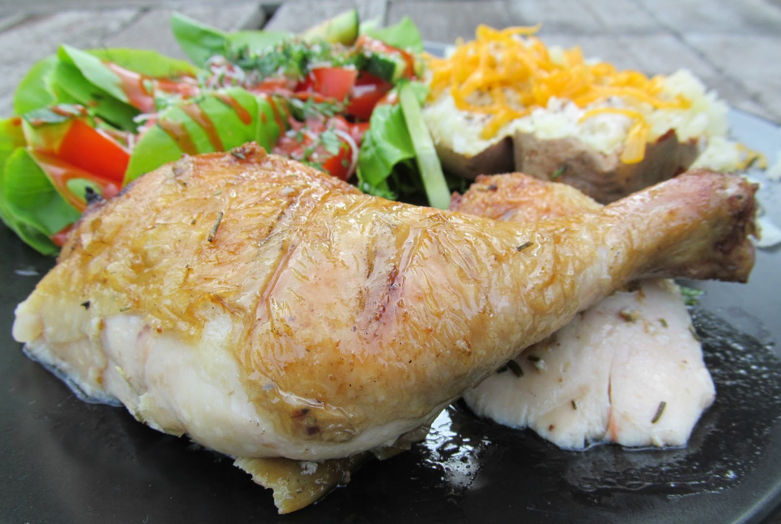 Rise and Shine Butterflied Chicken Over an Open Fire (or grill)