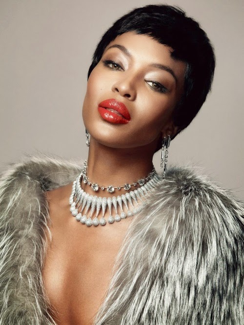 Eco Cultured Diamonds Naomi Campbell In Fur And Diamonds