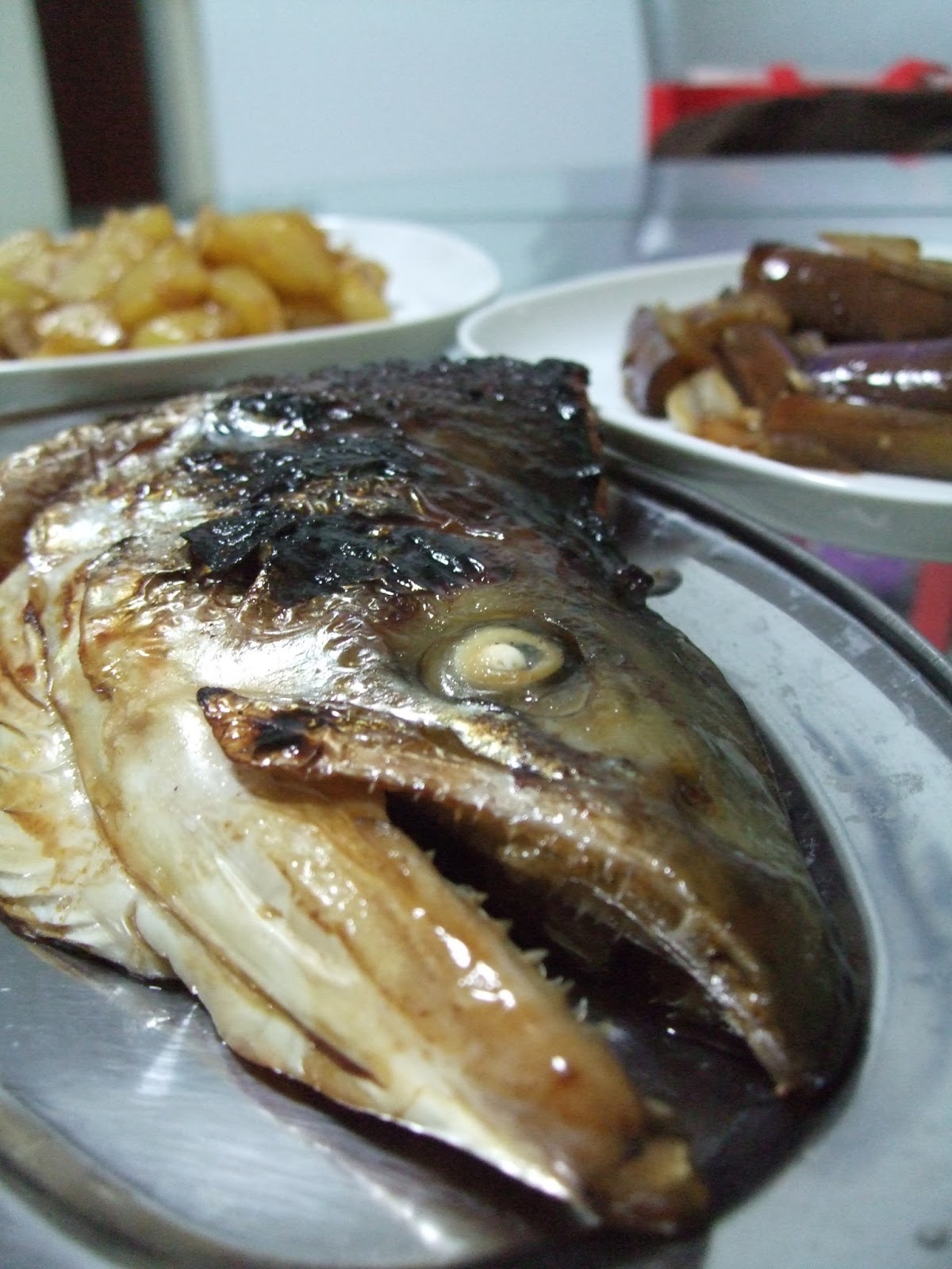 My Cooking Journey Grilled Salmon Fish head