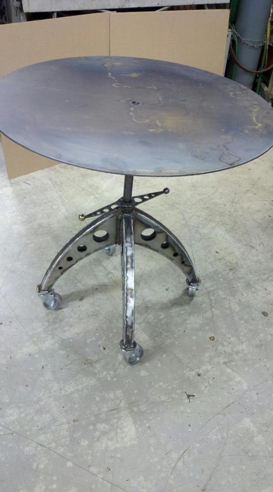 NEW welding table design, adjustable height rotating top!