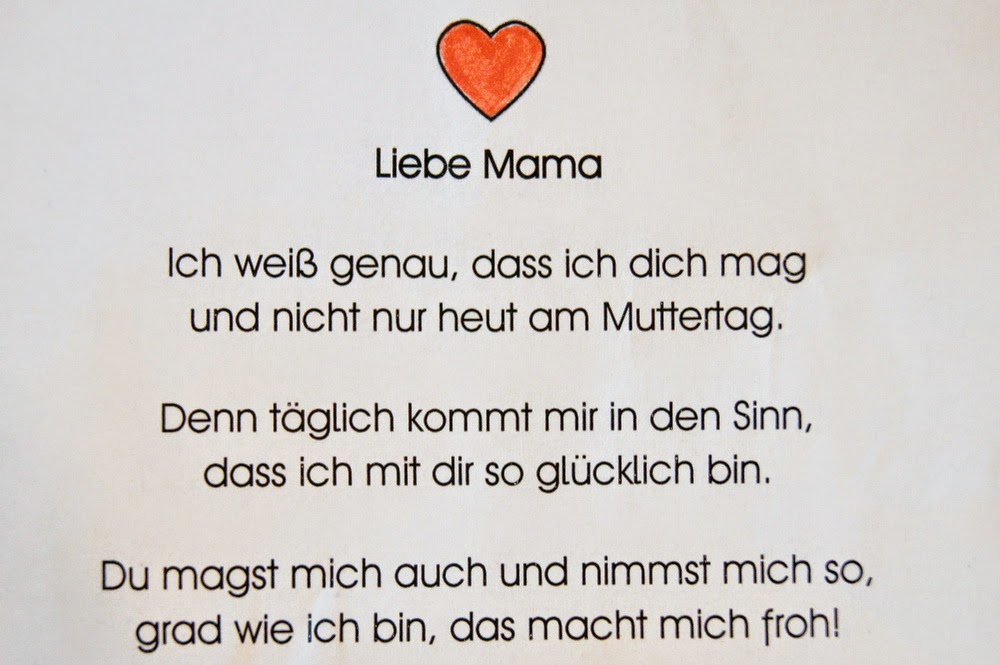 Gedichte Zum Muttertag Karten Und Girlande Zum Muttertag Basteln