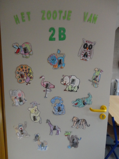 Alle diertjes in onze klas!