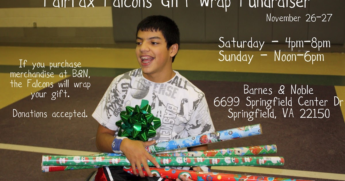 Fairfax Falcons Paralympic Sports Gift Wrap Fundraiser At Barnes
