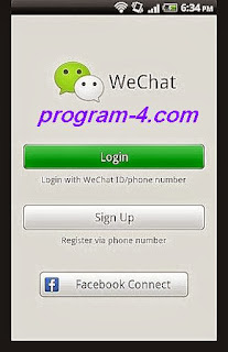 Download program WeChat Messenger mobile android